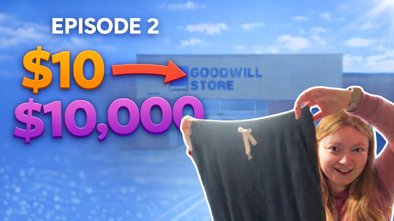 $10 → $10,000 Thrift Challenge (EP. 2) | Slow Sales but Still Going