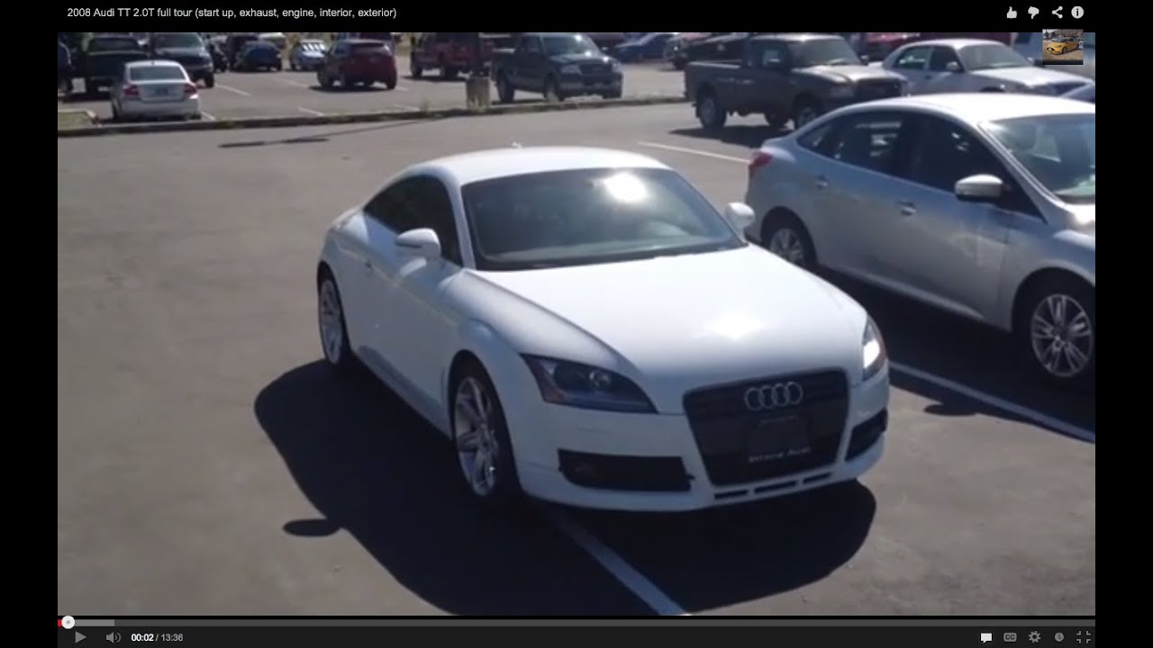 2008 AUDI TT 2.0T FULL TOUR (start up, exhaust, engine, interior, exterior)