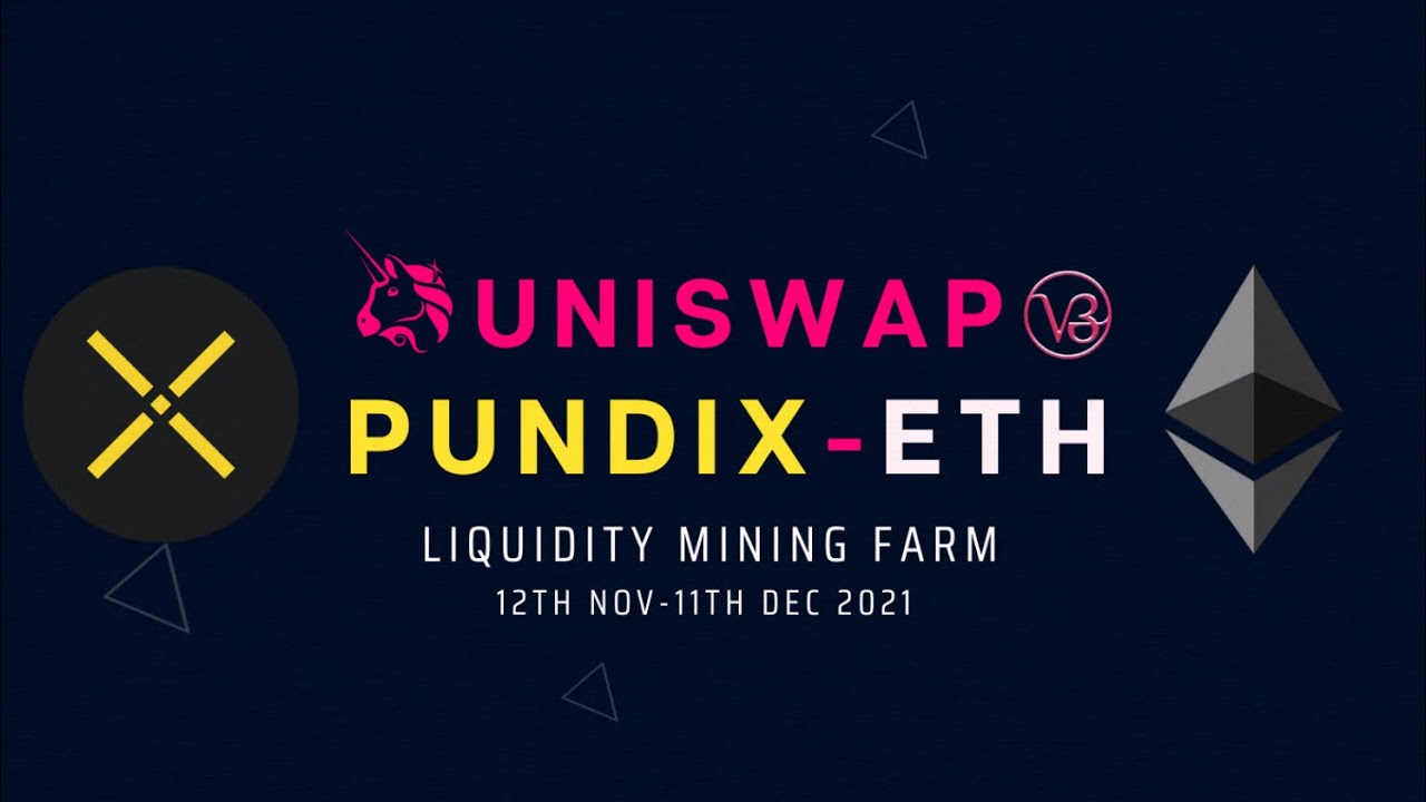 [Uniswap V3 Tutorial] How to participate PUNDIX-ETH Liquidity Mining Farm