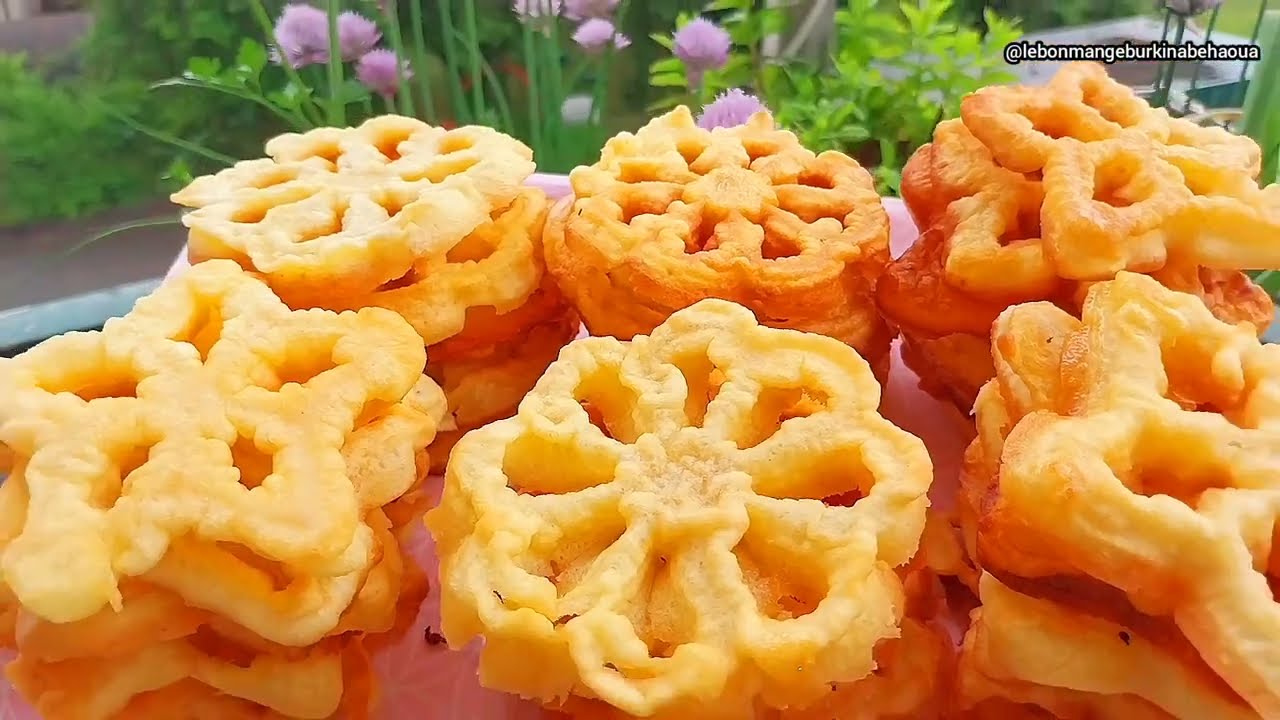 Galettes a 8 trous croustillant/ rosetta cookies biscotti rosetta