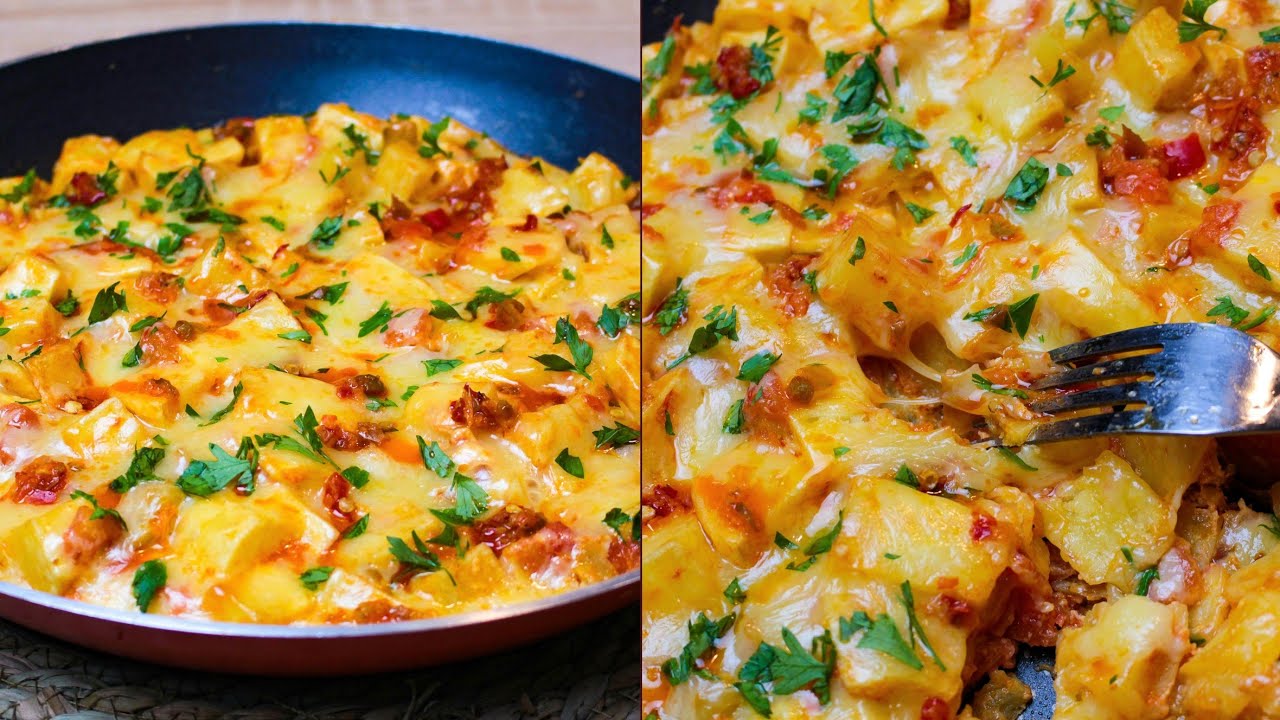 ما عندكش الوقت 🤔 و ما عندك لا لحم لا جاج 🤔 هادي هي الوصفة لي تليقلك 😍 بنننننننة خرااااافية 🤤