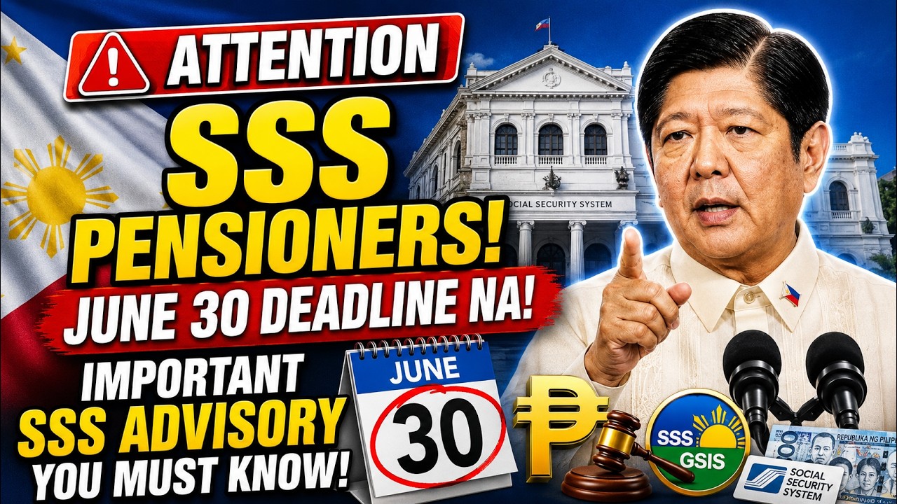 🚨 ATTENTION SSS PENSIONERS! June 30 Deadline na! Important SSS Advisory You Must Know!
