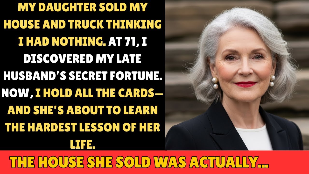 My Daughter Thought She Could Betray Me by Selling My House and Truck—But at 71,