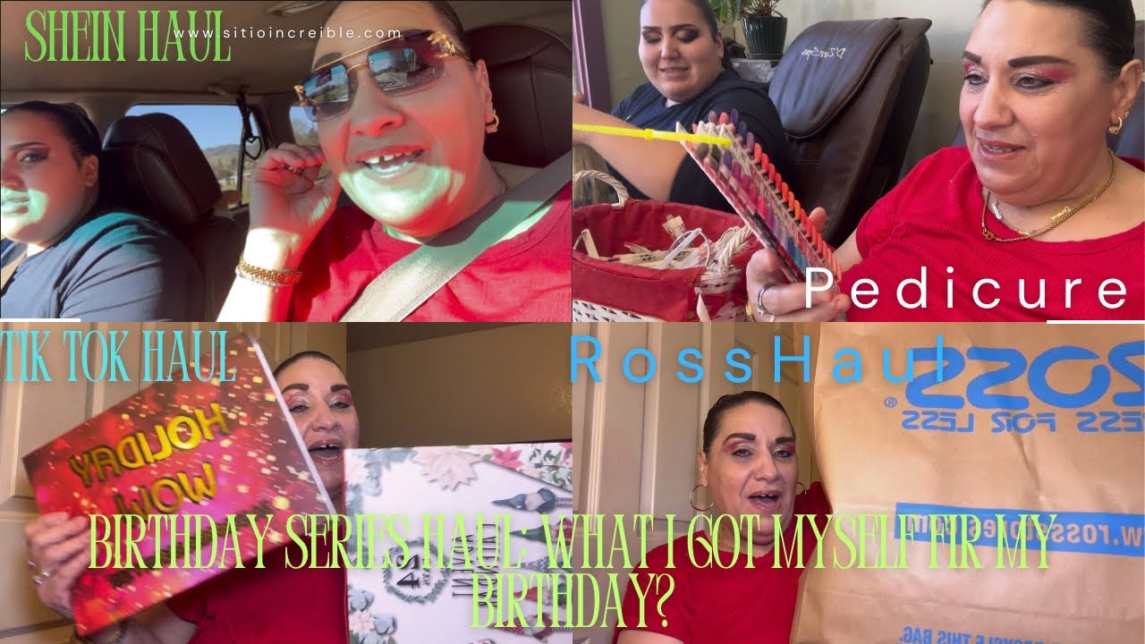 Birthday Series Video: What I got myself for my birthday…from Shein…Tik Tik…Amazon & Ross 😀🎂🎁🎉🎊🛍️
