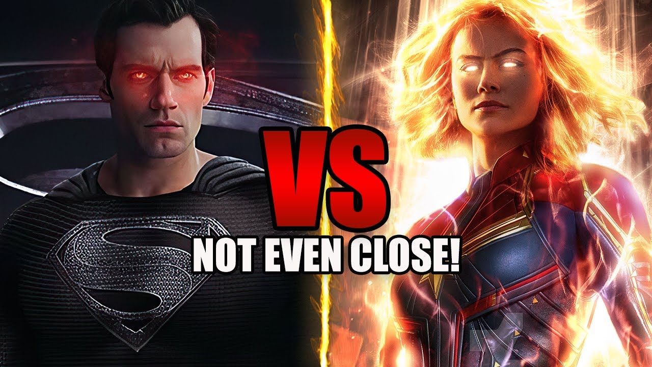 Почему Супермен против Капитана Марвел даже близко не стоит | MCU против DCEU