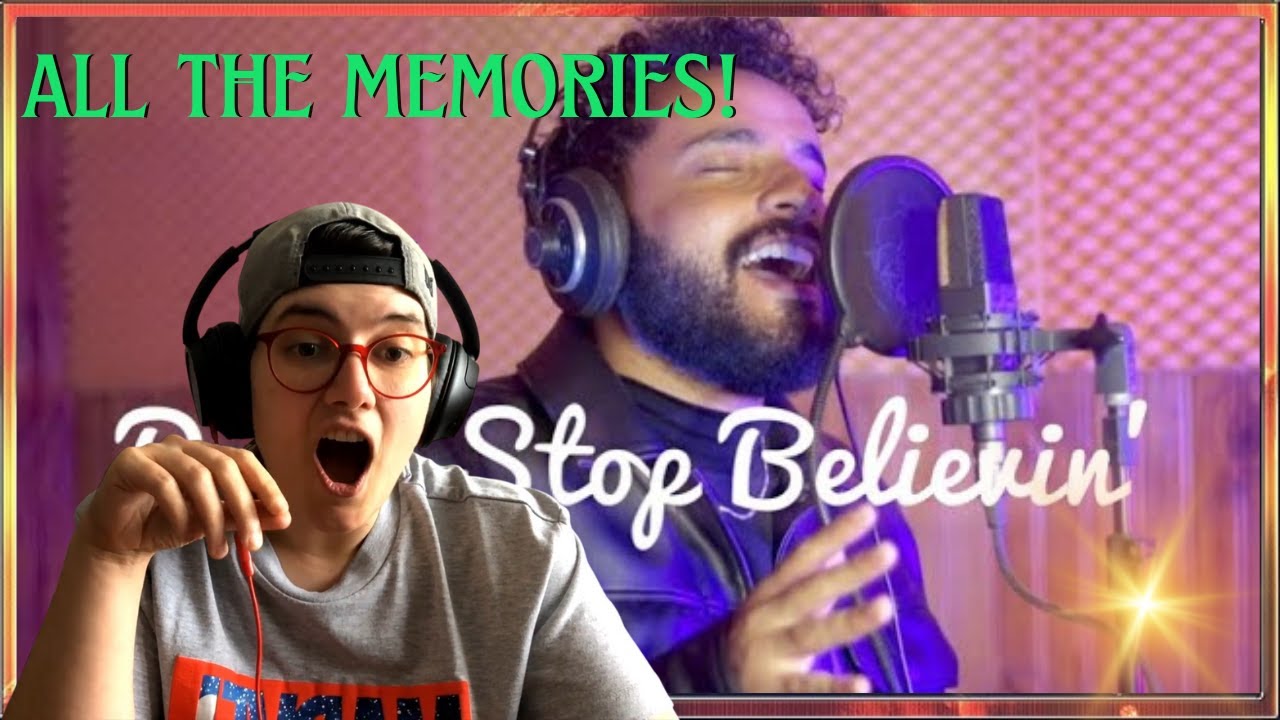 THE FEELS! Listening and reactinf to Gabriel Henrique Don't stop believin'|| ALEX REACTS