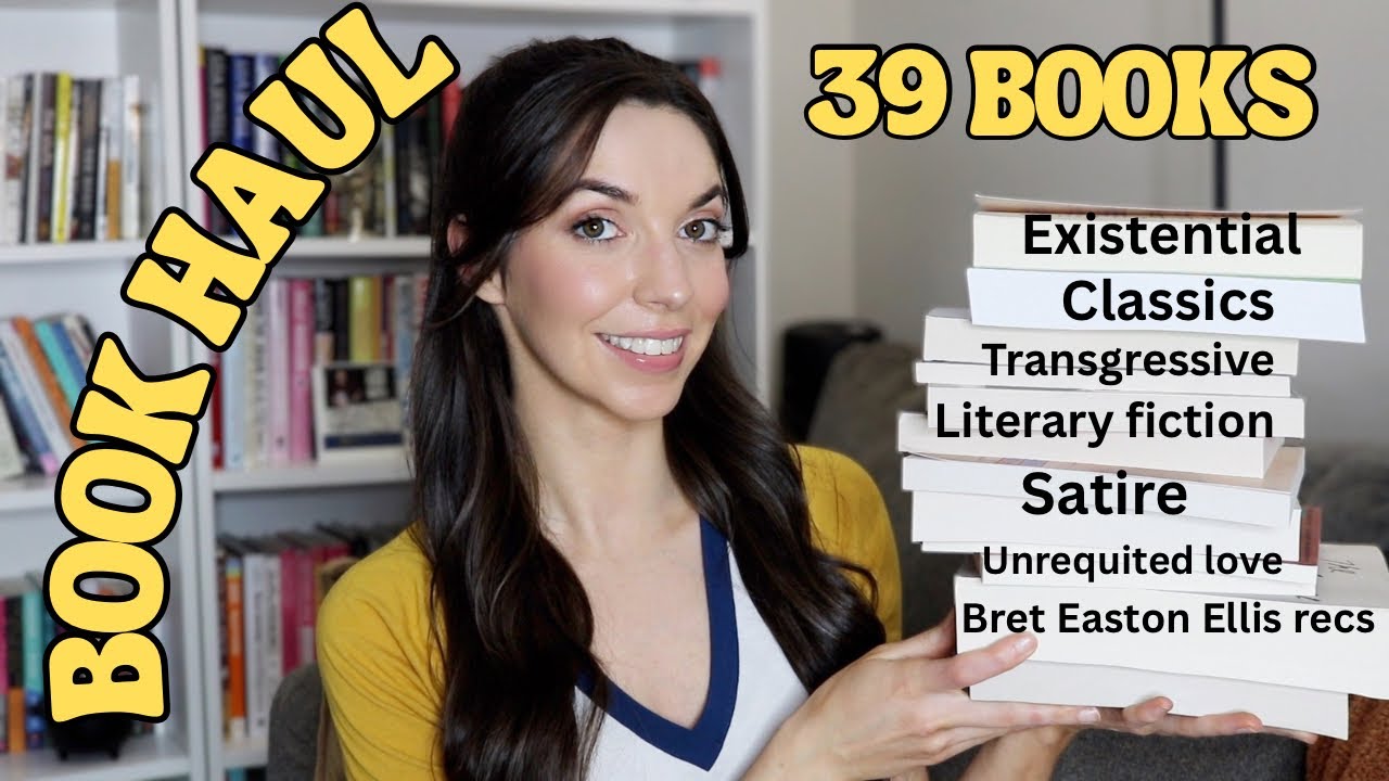 HUGE book haul | 39 lit fic, transgressive, & classic books (my accountant made me do this)