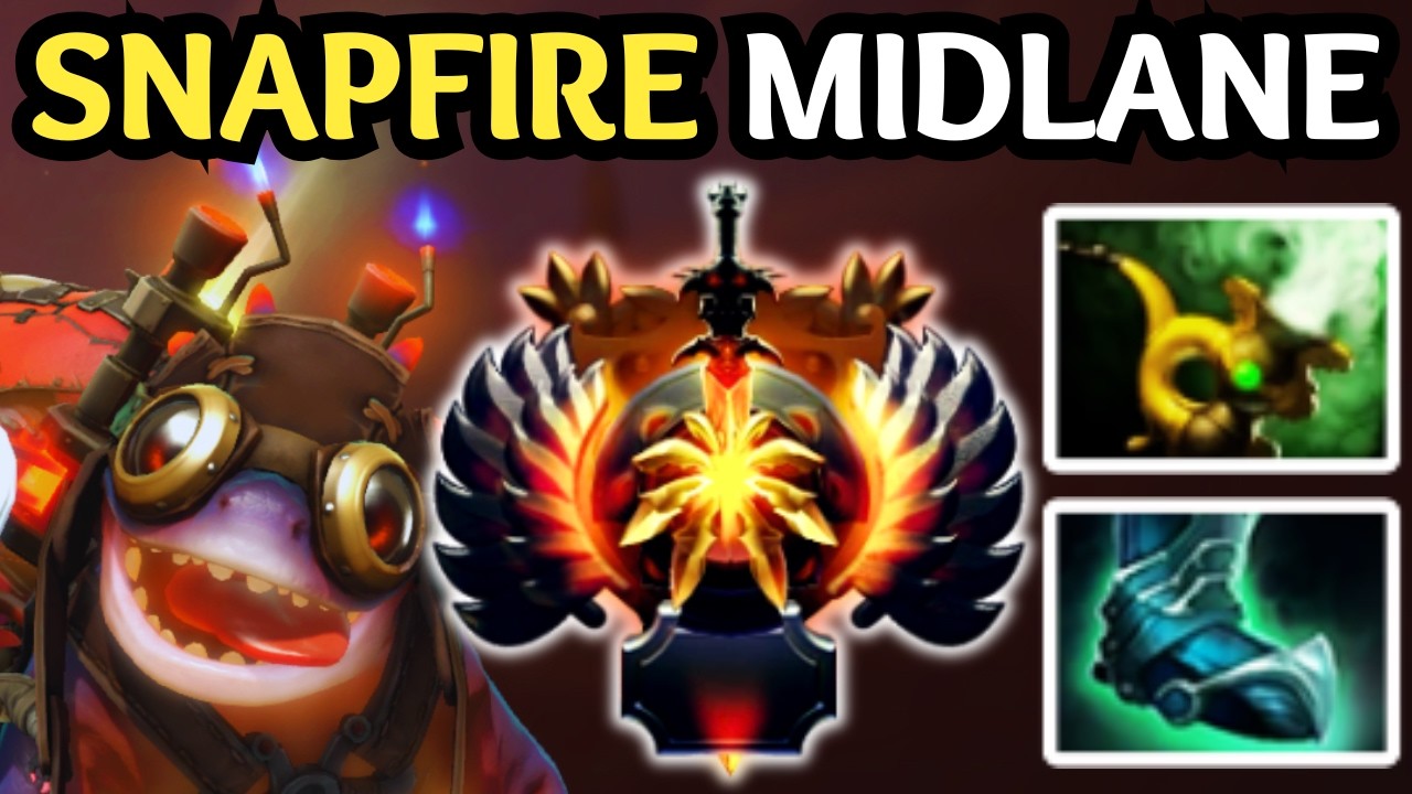 🔥 ONE COOKIE, ONE ULT = FIGHT OVER — SNAPFIRE MID | DOTA 2 🔥