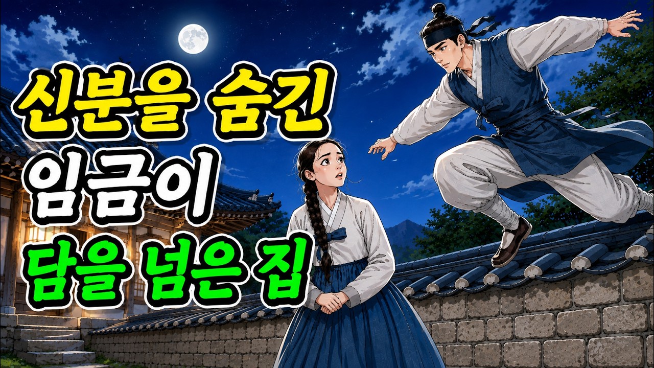 담 넘어온 한량인 줄 알았는데...그 사내는 임금이었다  [야담·민담·전래·설화·전설·옛날이야기]