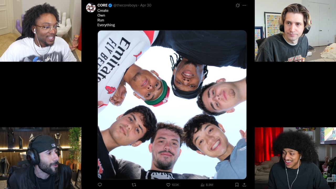 Streamers Reacts To The CORE Boys Announcement!