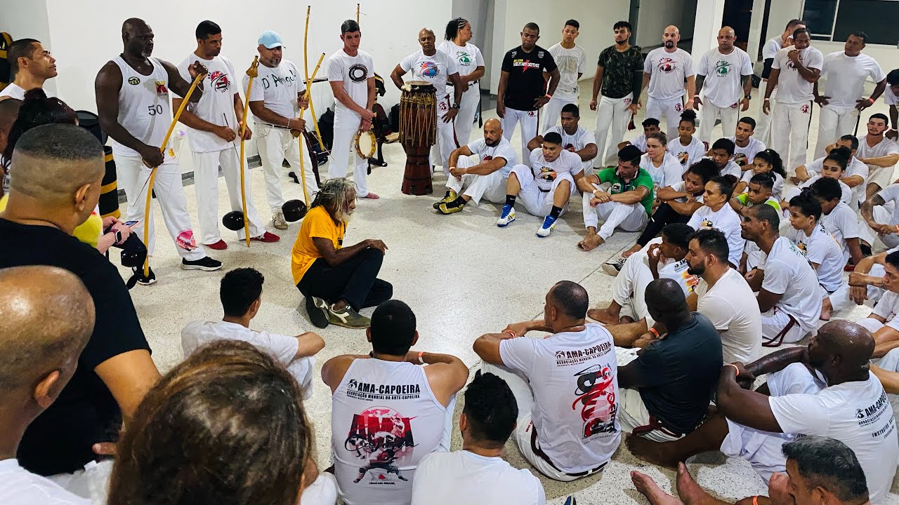 VIVÊNCIA DE ANGOLA COM MESTRE COBRA MANSA - LANÇAMENTO DO GRUPO AMA CAPOEIRA - MESTRE CHARM