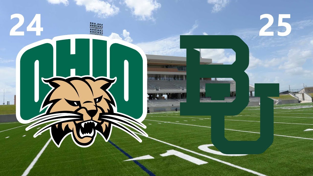 NCAA 14 Mascot Mashup Tournament Meme Team Side: 24 Ohio VS 25 Baylor Round 2