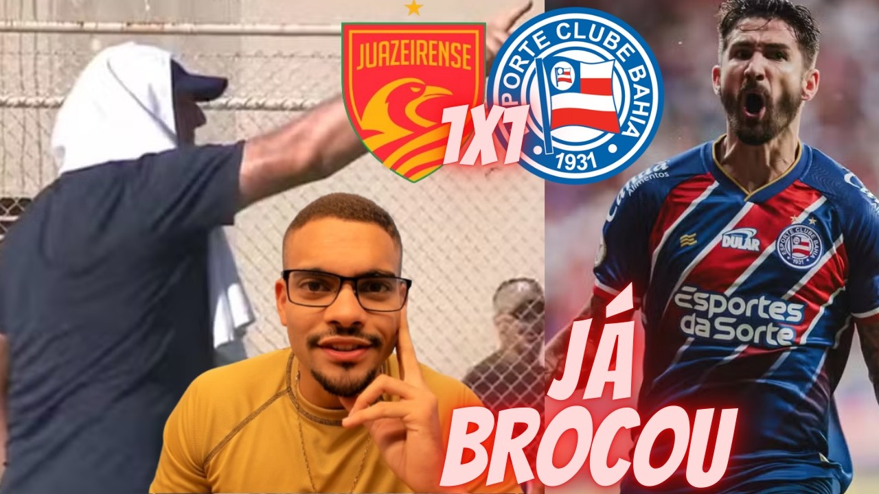 🤣EVERALDO BROCOU NA ESTREIA ! JUAZEIRENSE 1X1 BAHIA - CAMPEONATO BAIANO
