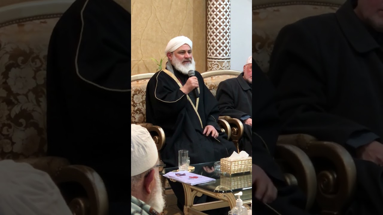 كلمة الشيخ محمد مجير الخطيب الحسني في لقاء عودته إلى دمشق
