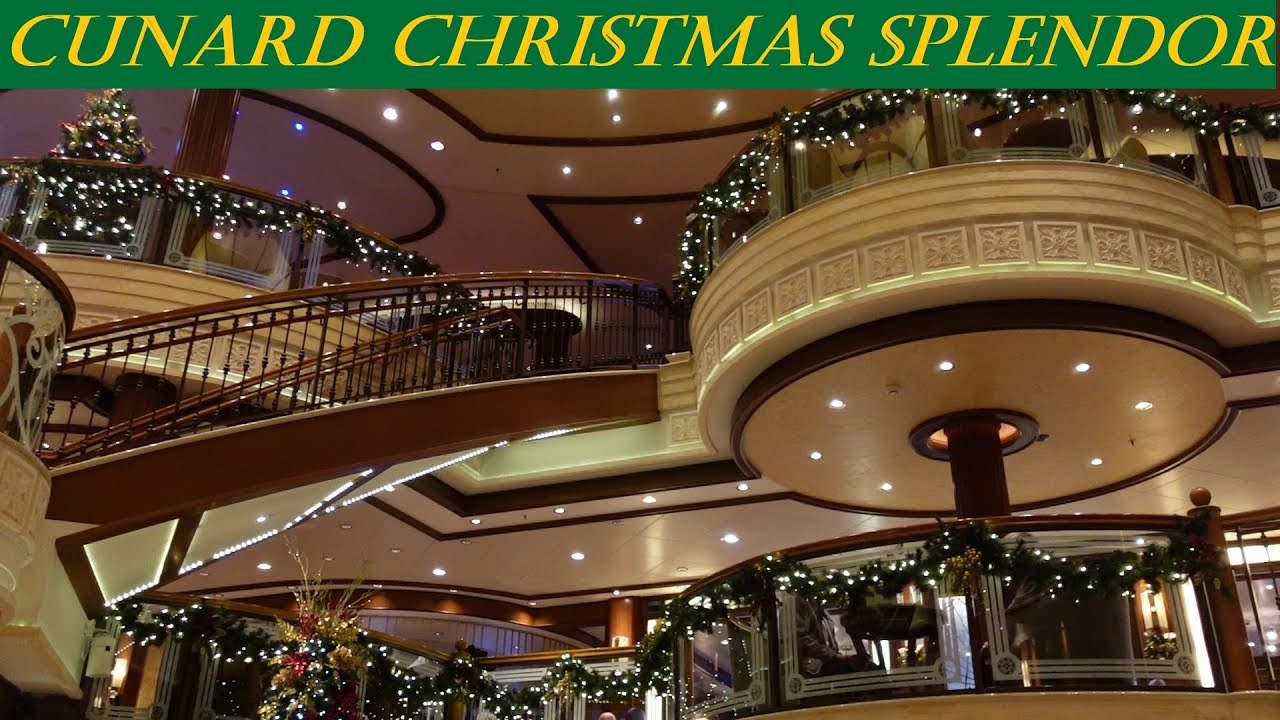 Christmas Decor Aboard Queen Victoria!