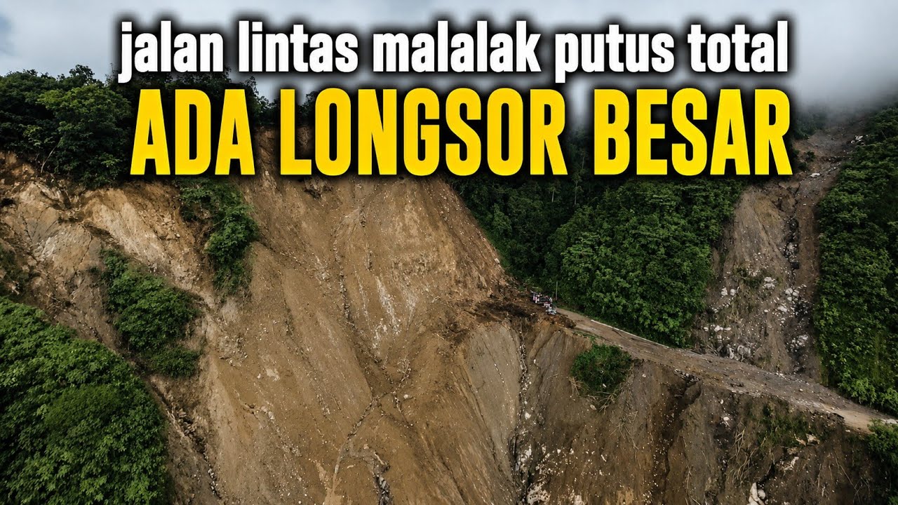 MALALAK PUTUS TOTAL❗❗ 30 TITIK LONGSOR DISEPANJANG BUKIT