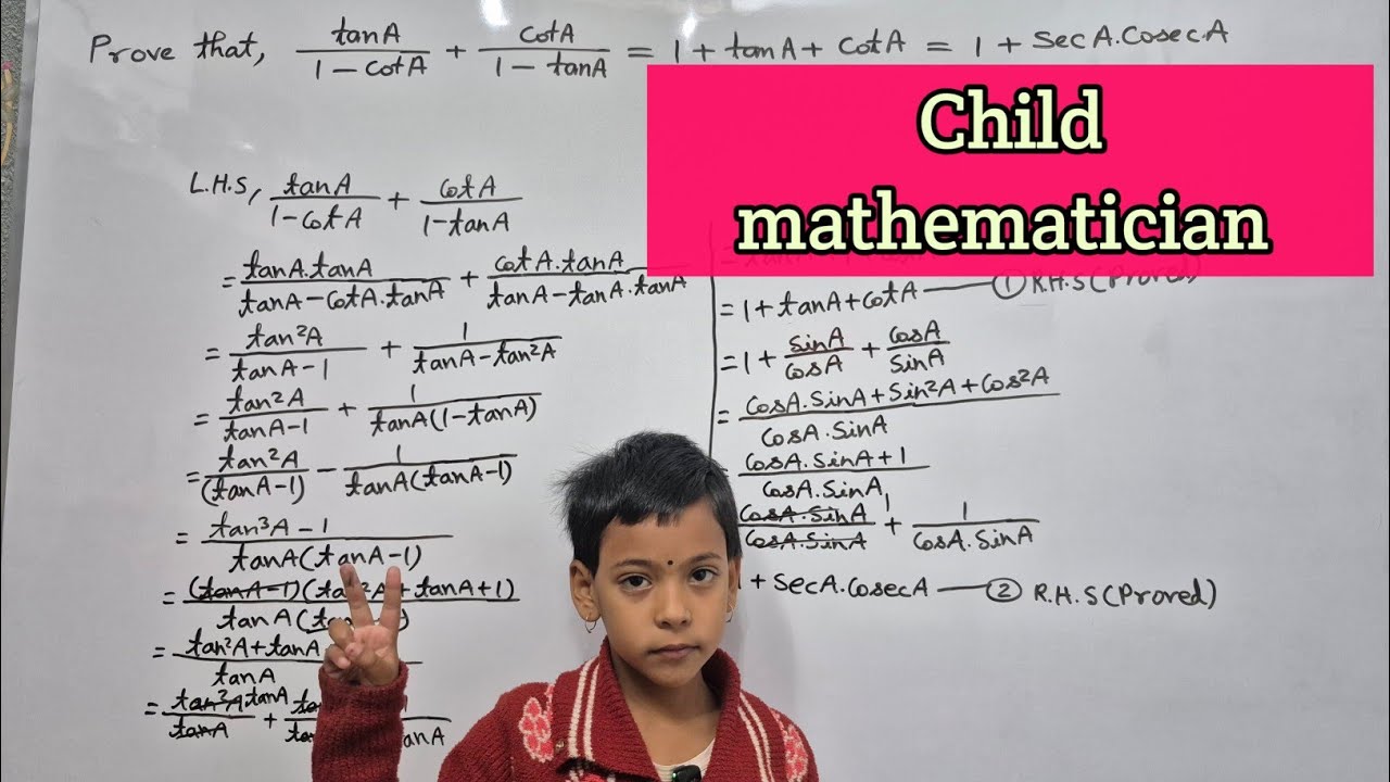 Child mathematician/ Trigonometry solutions/class X math 