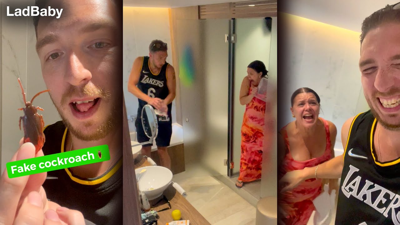 Pranking Mum with a Cockroach 🤣🪳