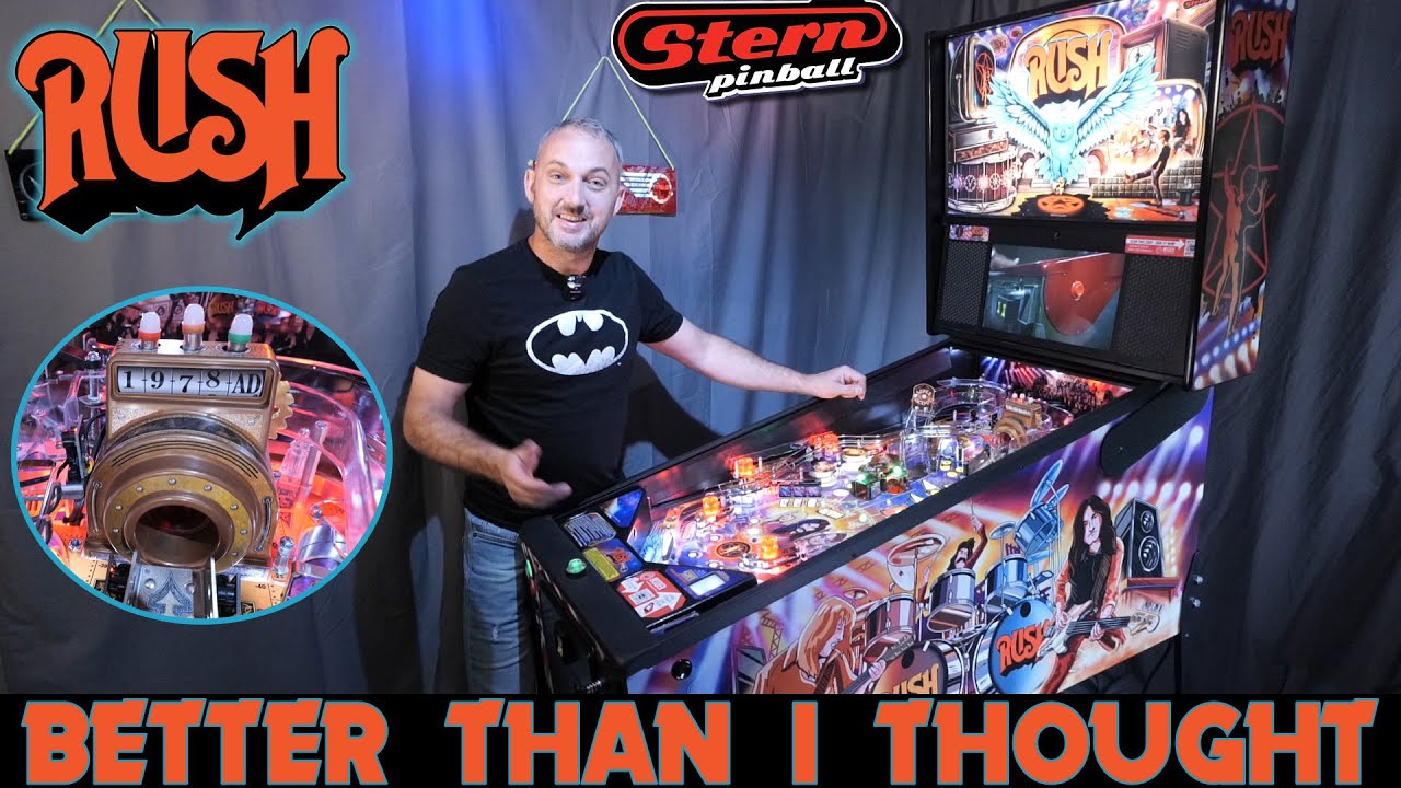 Not as bad as I expected | Rush Pinball Machine by Stern | Overview, review & gameplay