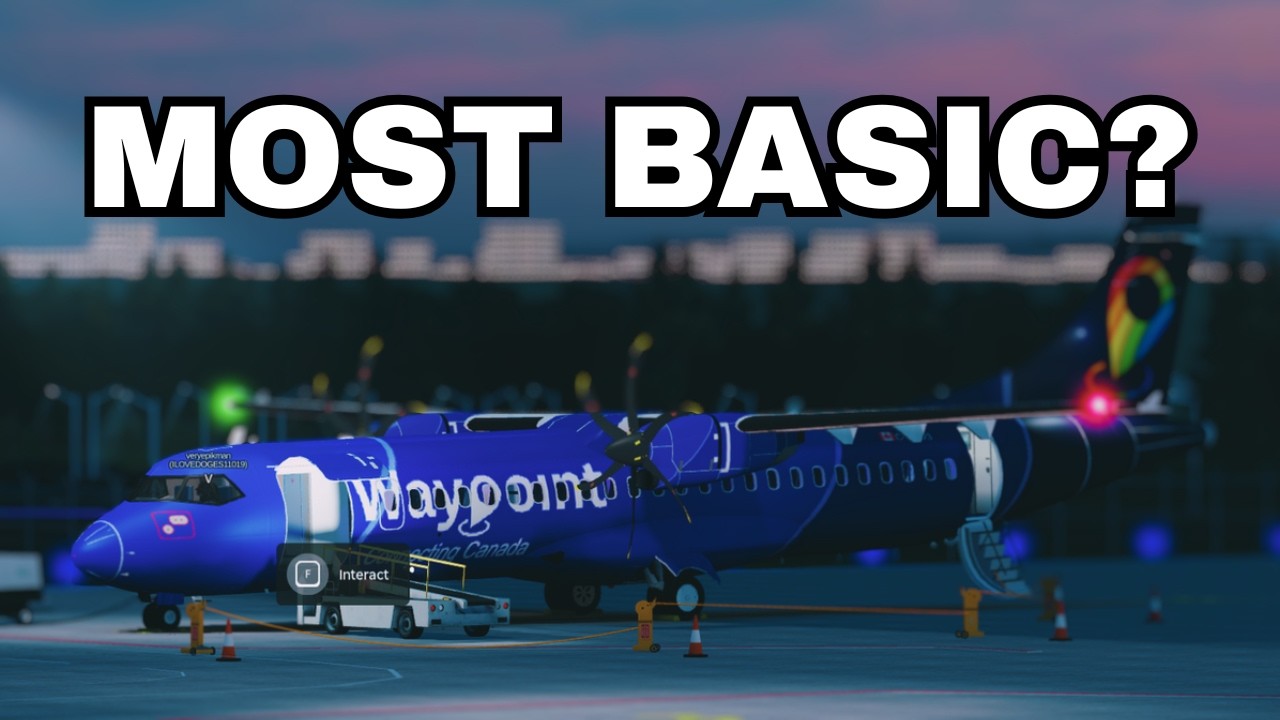 the most BASIC airline? | roblox airline review