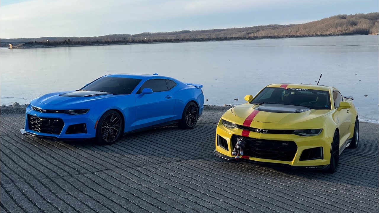 CRUISING WITH ANOTHER ZL1 DURING SUNSET (POV)