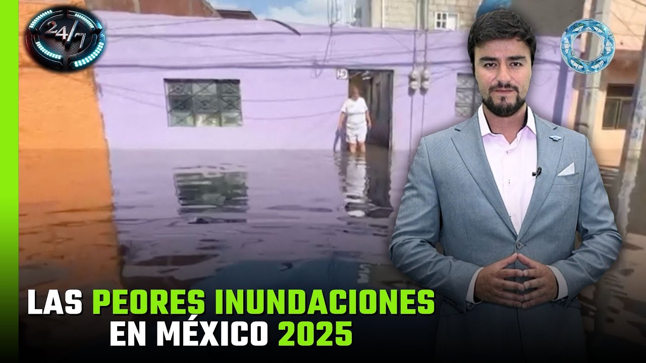 Así quedaron las calles de México tras las inundaciones en 2025