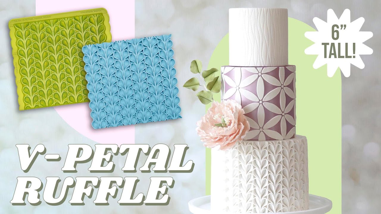 Ruffle Cake Video - How to Use the V-Petal Ruffle Simpress®