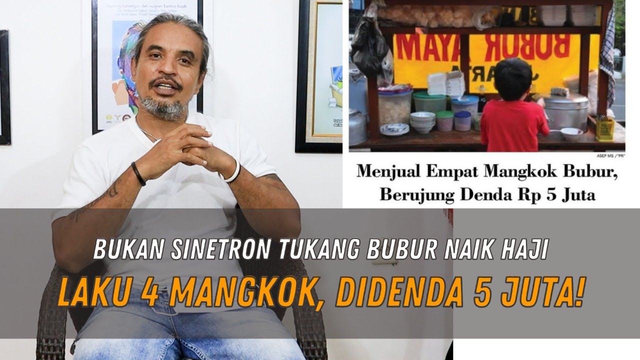 Langgar PPKM Darurat, Tukang Bubur Didenda 5Juta ??