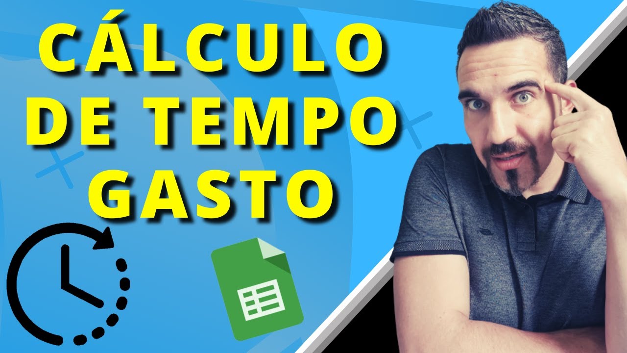 Como calcular intervalo de tempo no Google Sheets - ( Tempo Gasto ) | Planilhas Google