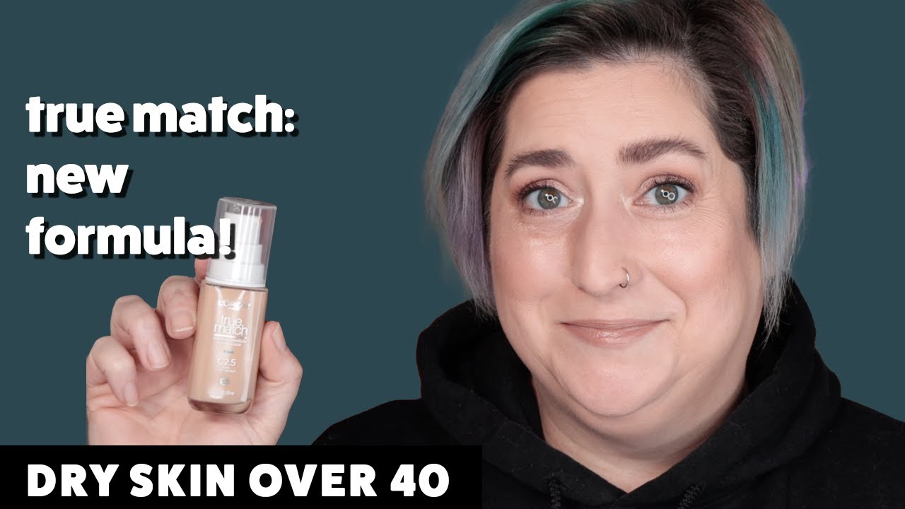 L'OREAL TRUE MATCH SUPER BLENDABLE: New Formula! | Dry Skin Review & Wear Test