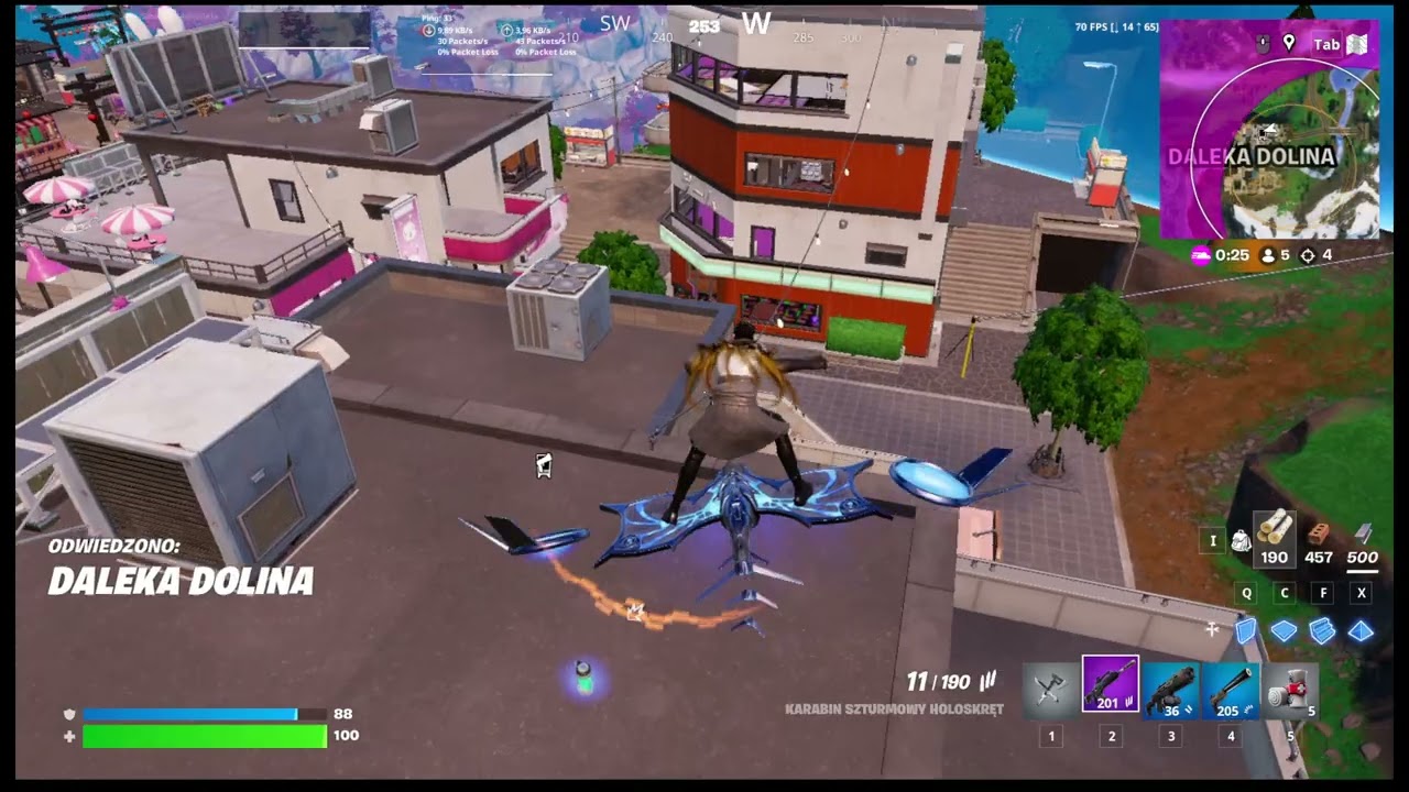 (mini granie) Fortnite Test nowego ramu Kingston DDR3 8GB (2x8GB) 1600MHz CL11