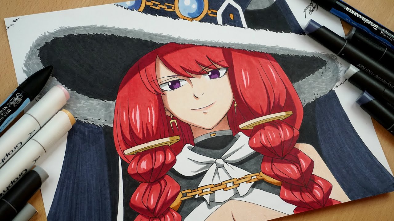 Drawing Eileen Belserion From Fairy Tail