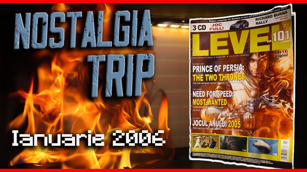 Revista LEVEL Ianuarie- Retro Chill  (NFS Most Wanted, Nokia N-Gage, Prince of Persia, etc)
