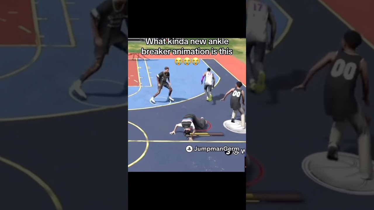 NBA 2K26: new ankle break fall animation 😭 #shorts