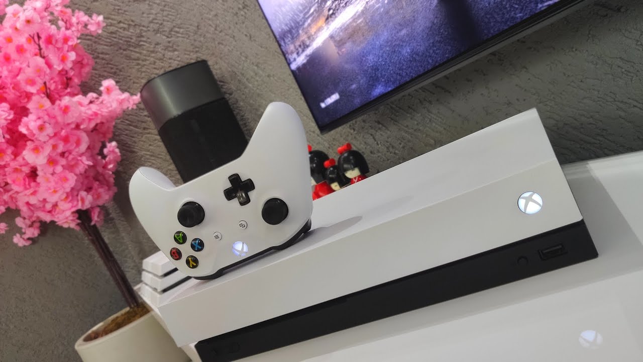 XBOX ONE X BRANCO | VLOG