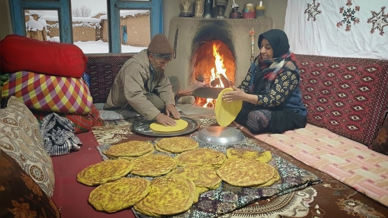 A Snowy Day in Rural Life ❄️ | A Village Couple&rsquo;s Simple Winter Life