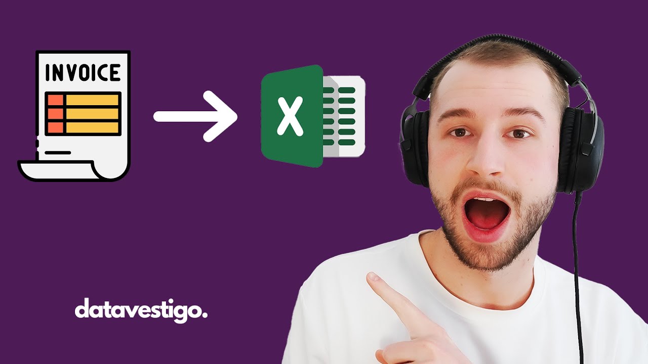 How To Turn Stack Of Paper Invoices To Excel In NO TIME 📈 With Datavestigo! Quick Guide