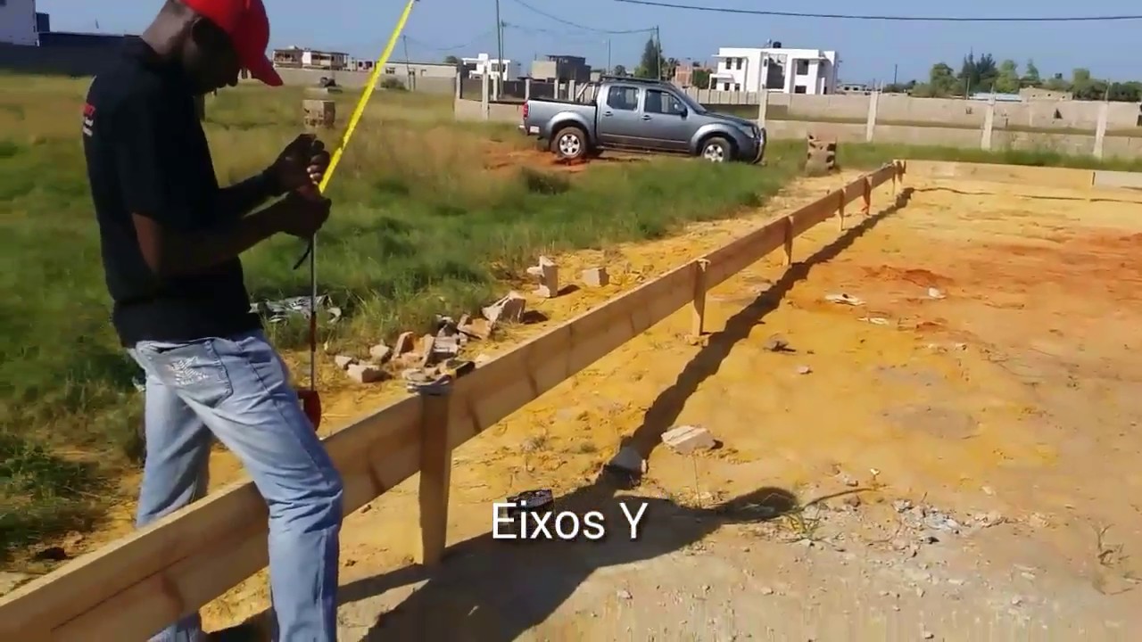 VEJA A IMPLANTAÇAO DE EIXOS  DE  OBRA CIVIL . MOÇAMBIQUE