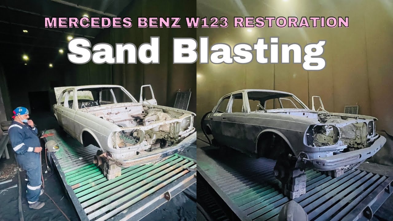 Vintage Mercedes Benz W123 Restoration | Sand Blasting | Kerala 