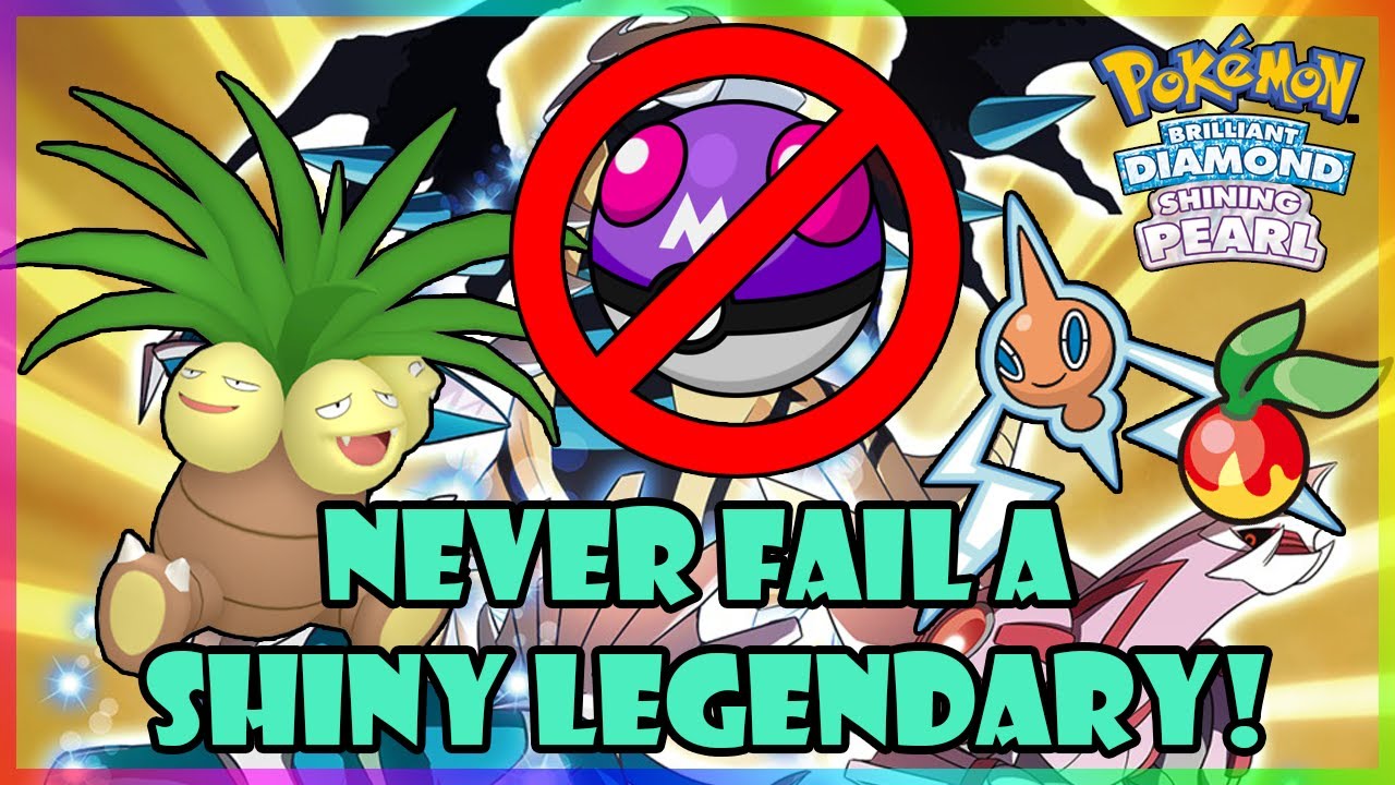 How to NEVER FAIL a Shiny Legendary in Brilliant Diamond/Shining Pearl | Also Without the Masterball
