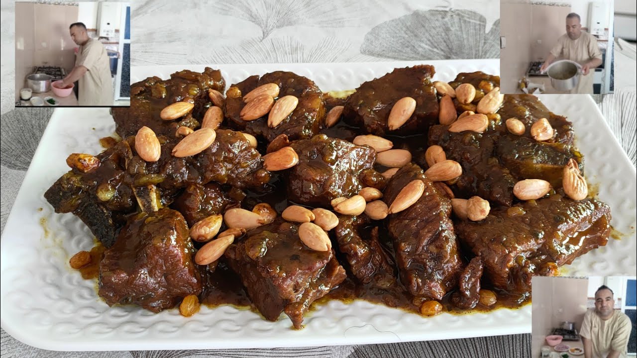 المروزية المغربية بالطريقة الأصلية معلكة ولذيذة وناجحة والمذاق روووعة 