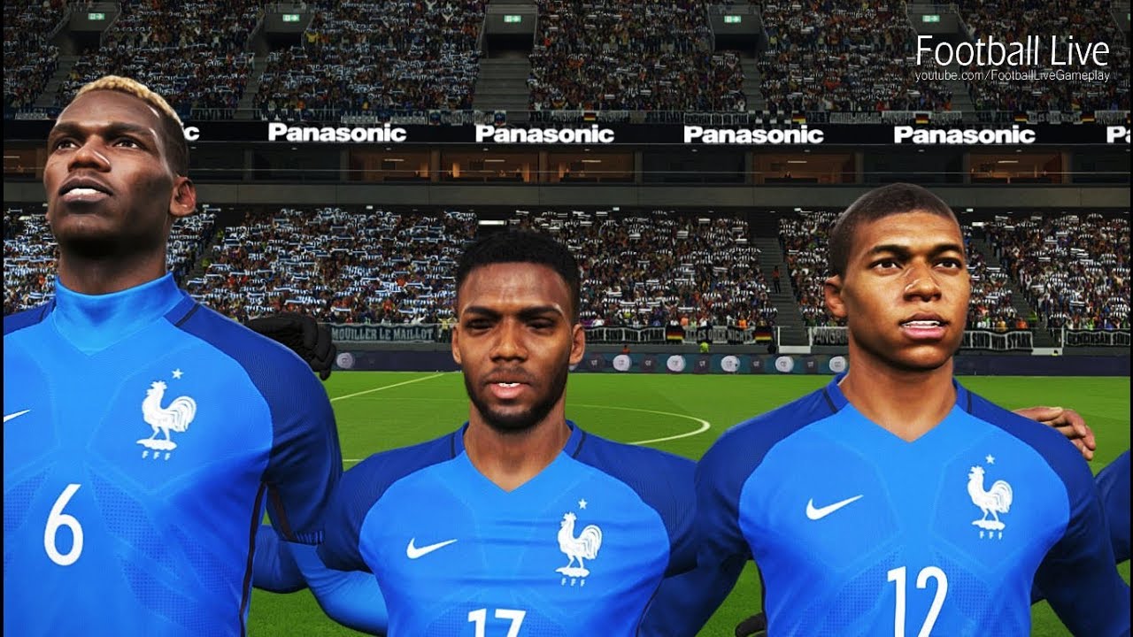 PES 2018 | GERMANY vs FRANCE | international friendly match | Gameplay PC