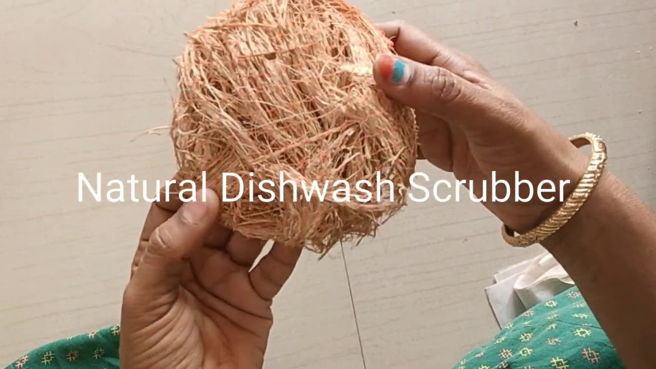 Natural Dishwash Scrubber | Homemade Dishwash Scrubber | Natural Dishwash Scrubber with coconut coir
