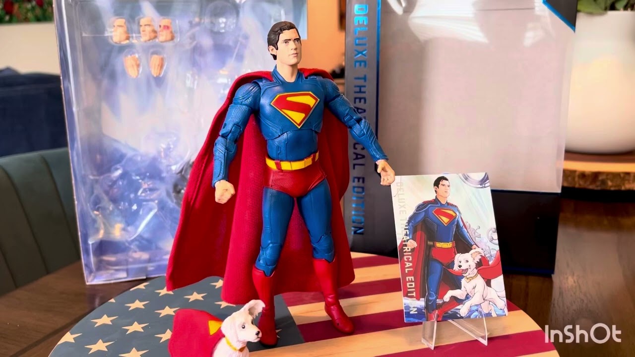 McFarlane Superman & Krypto Deluxe Theatrical Edition Figure Review