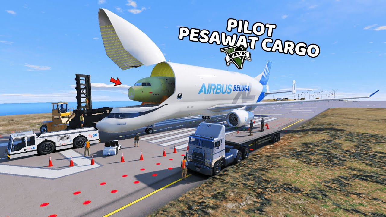 MISI MENJADI PILOT PESAWAT CARGO DI GTA 5 - GTA 5 MOD