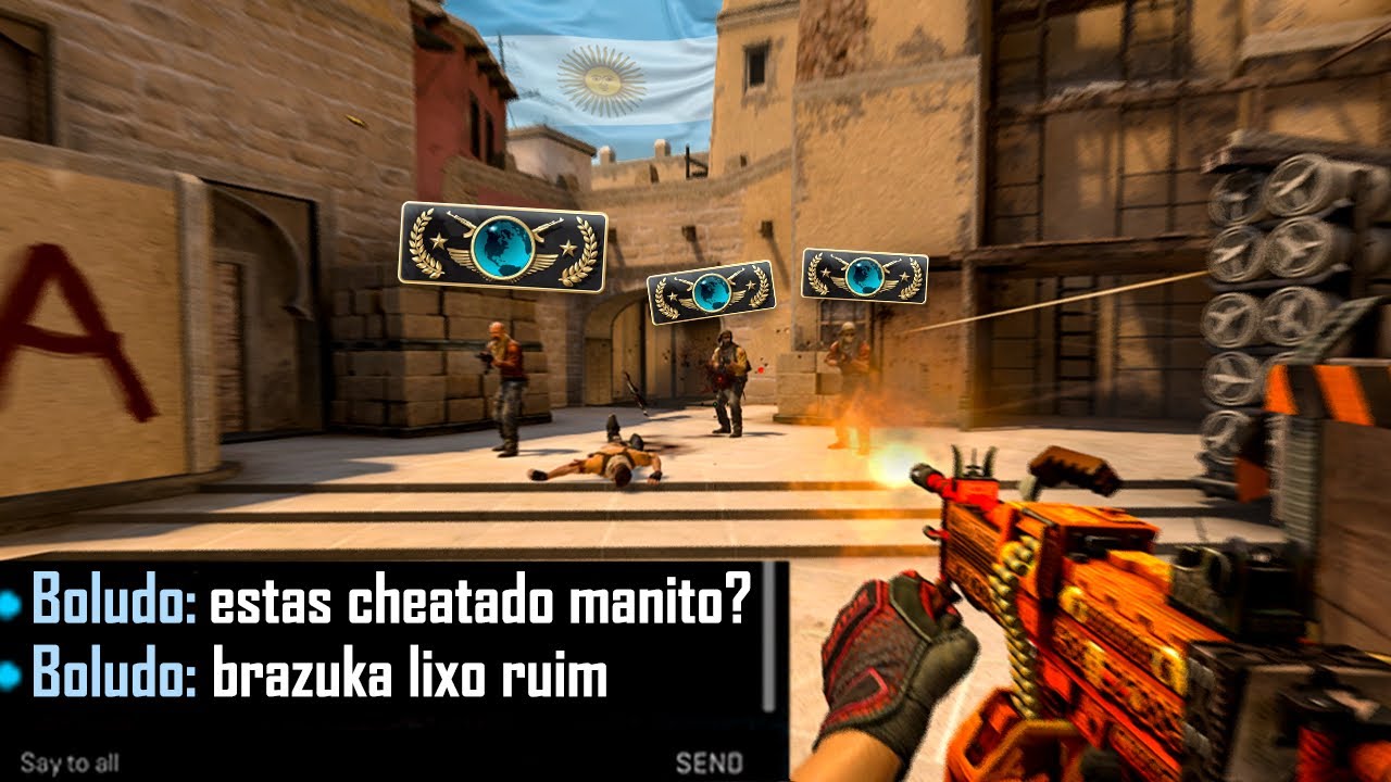 matei 30 só de NEGEV contra GLOBAIS ARGENTINOS... (essa foi a reação deles)