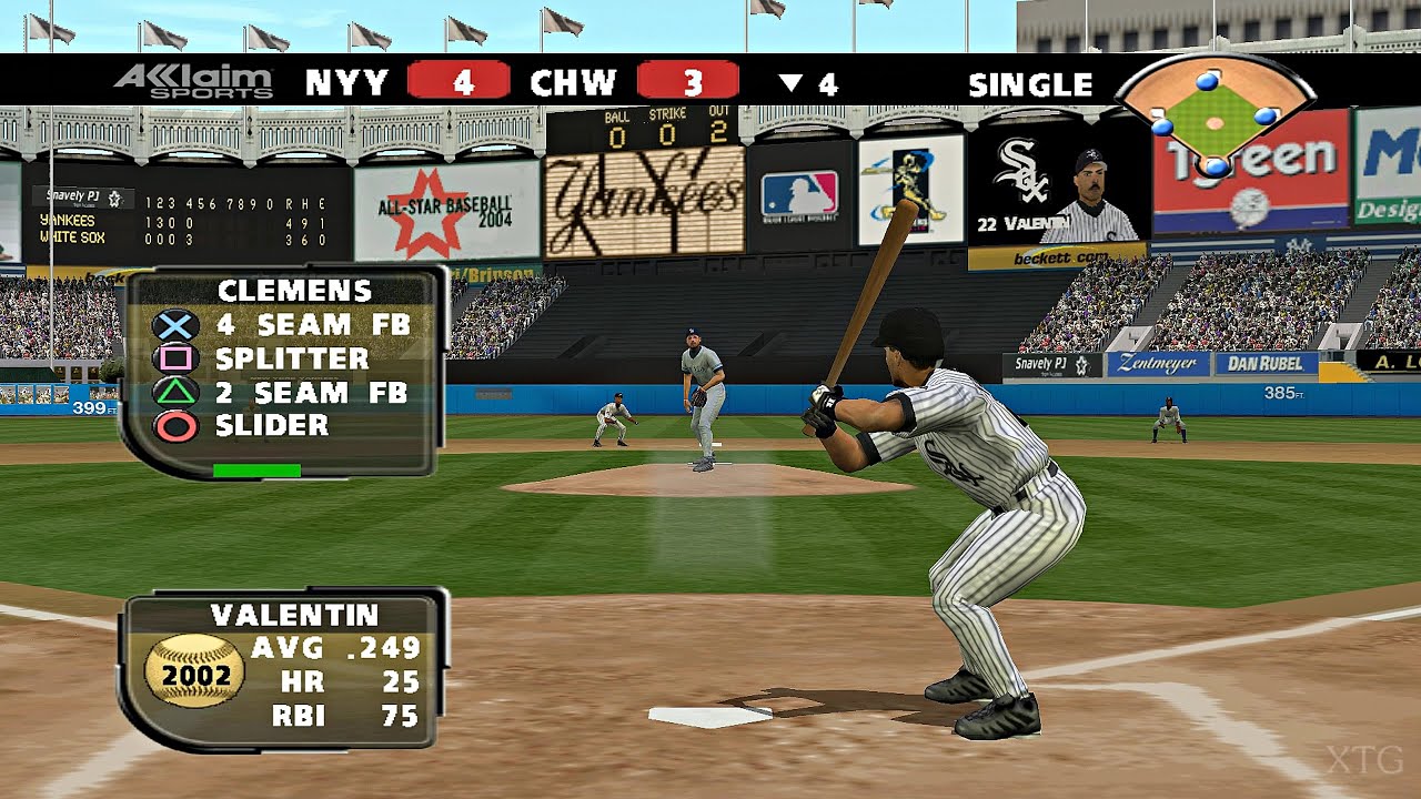 All-Star Baseball 2004 PS2 Gameplay HD (PCSX2 v1.7.0)