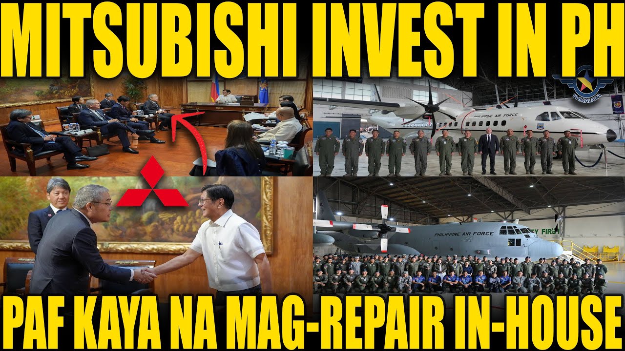GOOD NEWS: PBBM AT MITSUBISHI DEFENSE INVESTMENT? |  PAF SELF RELIANT REPAIR