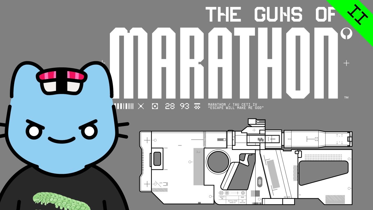 Cartoon Cat Draws: Weapons of Marathon Pt 2