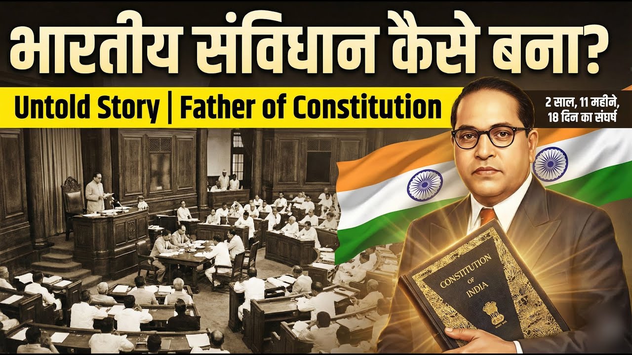 भारतीय संविधान कैसे बना? | Indian Constitution History|| Father of Constitution of India